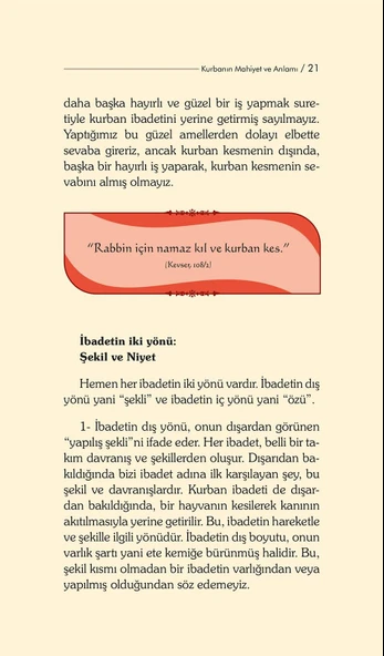 Kurban İbadeti - Dr. Recep Özdirek - 7