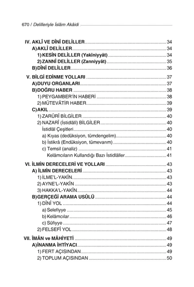 Delilleriyle İslam Akaidi - Prof. Dr. Mehmet Bulut - 3