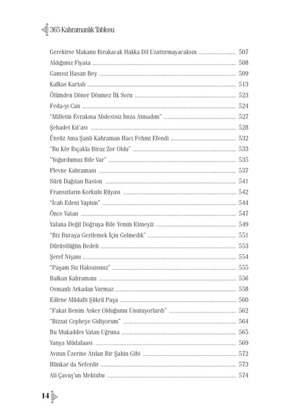 365 Kahramanlık Tablosu - Sinan Özgenç - 11