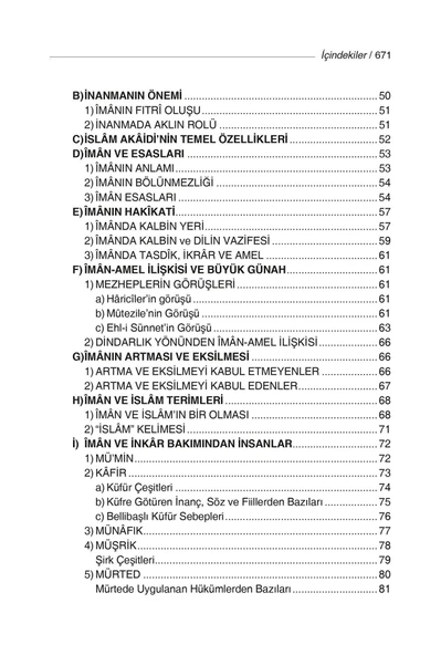 Delilleriyle İslam Akaidi - Prof. Dr. Mehmet Bulut - 4