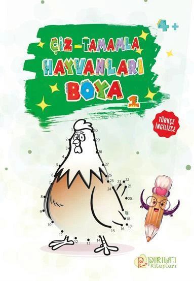 Çiz Tamamla - Hayvanları Boya - 1 - Şaban Muslu - 1