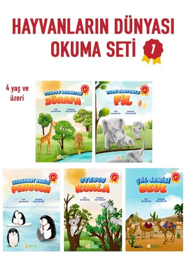 Hayvanların Dünyası Okuma Seti - 1 - Ayşe Şeker Kılıç - 1