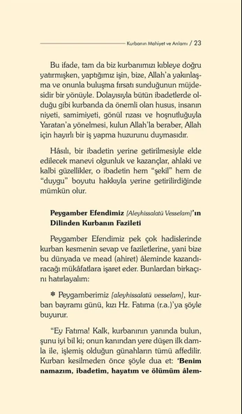 Kurban İbadeti - Dr. Recep Özdirek - 9