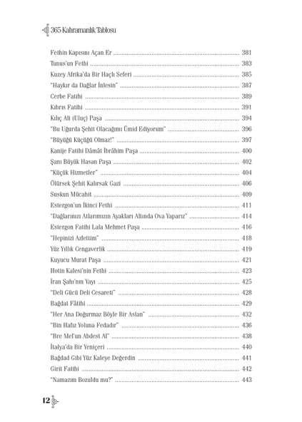 365 Kahramanlık Tablosu - Sinan Özgenç - 9