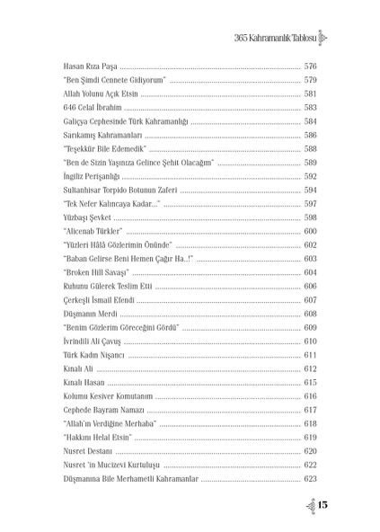 365 Kahramanlık Tablosu - Sinan Özgenç - 12