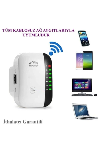 Kablosuz Sinyal Güçlendirici 300mbps Access Point Wifi Repeater - 6