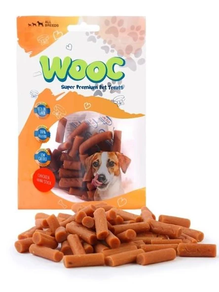 Wooc Tavuklu Mini Çubuk Köpek Ödül Maması 80gr ürün görseli 1