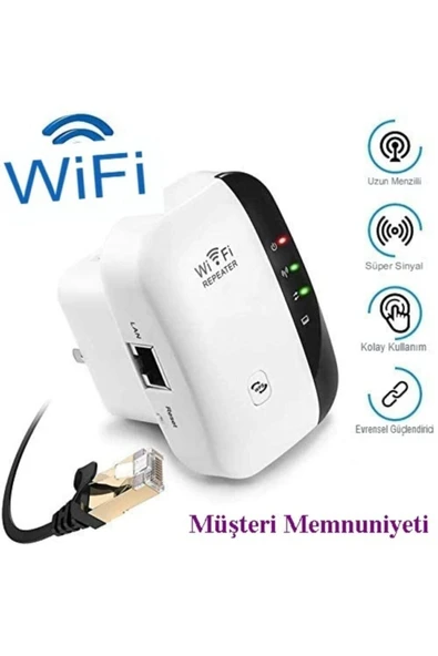 Kablosuz Sinyal Güçlendirici 300mbps Access Point Wifi Repeater - 4
