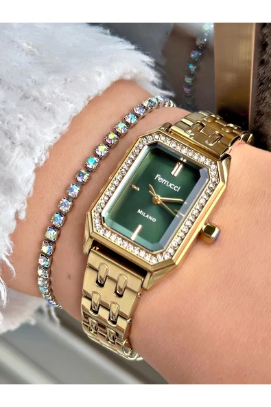 Ferrucci FC 0525 03563M.05 Çelik Kordon Kadın Kol Saati - Resim 2