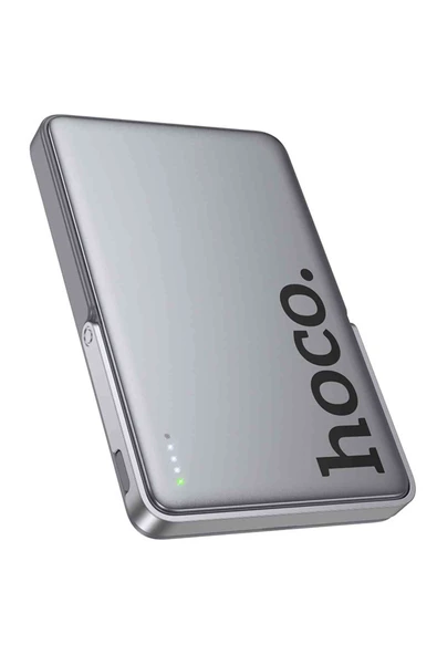 Hoco Q36 Sunlight 5.000 mAh 20W Type-C Çıkışlı PD Kablosuz Şarj Özellikli Standlı Powerbank - 7