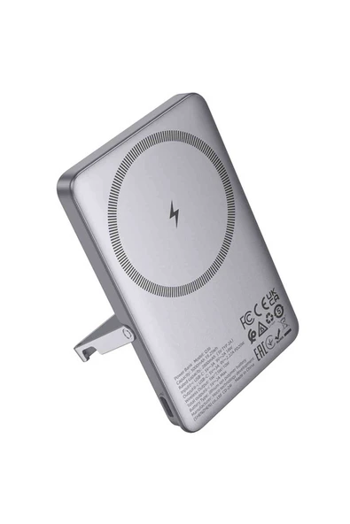 Hoco Q36 Sunlight 5.000 mAh 20W Type-C Çıkışlı PD Kablosuz Şarj Özellikli Standlı Powerbank - 5
