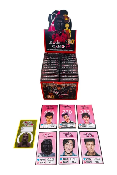 Squid Game 2. Sezon 2025 | 1 Mini Kutu 6 Kart + 1 Sticker | 1. Kalite Baskı - 2