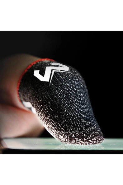 Memo E Spor PUBG Mobil Oyun Parmaklık Eldiveni Hassas Dokunma Karbon Fiber Kumaş 2 Adet 1 Çift