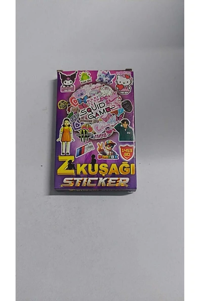 BİLİŞİM BURADA Z KUŞAĞI 1 MİNİ KUTU 15 STİCKER