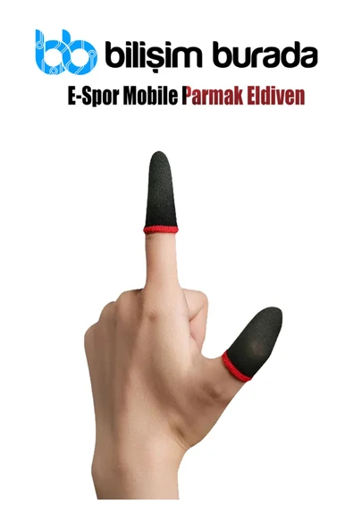 Bilişim Burada Pubg Oyun Eldiveni Ter Geçirmez 1 Çift 2 Adet Parmaklık - 3