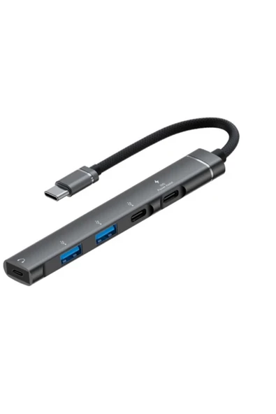 BİLİŞİM BURADA ZR866 TYPE-C 5 İN 1 HUB H01