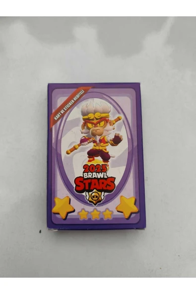 BİLİŞİM BURADA BRAWL STARS 1 MİNİ KUTU 6 KART+1 STİCKER