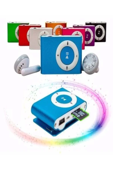 Bilişim Burada MV-19976 ŞARJLI SD KART DESTEKLİ MP3 PLAYER