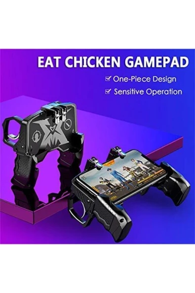 K-21 Oyun Aparatı Tüm Telefonlar Için Pubg Tetik Oyun Kolu Konsolu Joystick Ateş Tetik Düğmesi - 6