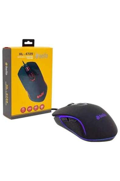 Hello Hl-4729 Kablolu Oyuncu Gaming Mouse - 3