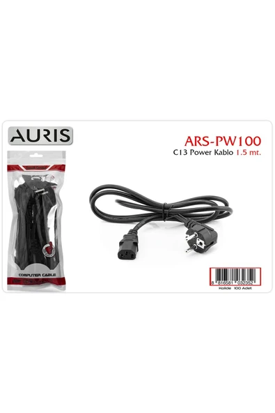 ARS-PW100 1.5M C13 Power Enerji Güç Kablosu