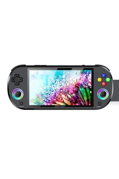 M22 Pro Retro Oyun Konsolu 5.0 ''IPS Ekran Dahili 20000+ Oyun Emülatörleri RGB LED Joystick