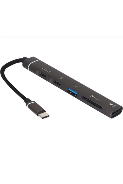 BİLİŞİM BURADA ZR888 5 İN 1 H02 TYPE-C HUB