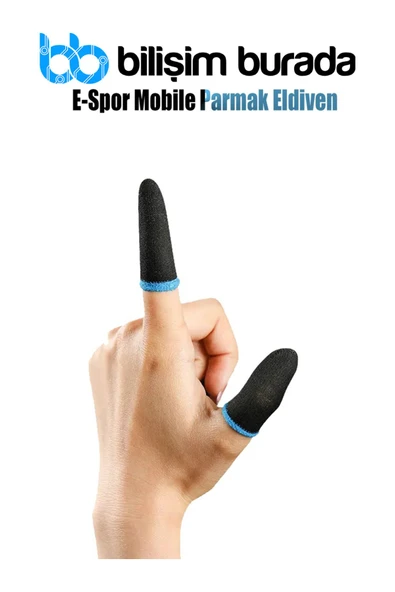 Bilişim Burada Pubg Oyun Eldiveni Ter Geçirmez 1 Çift 2 Adet Parmak Eldiven - 2