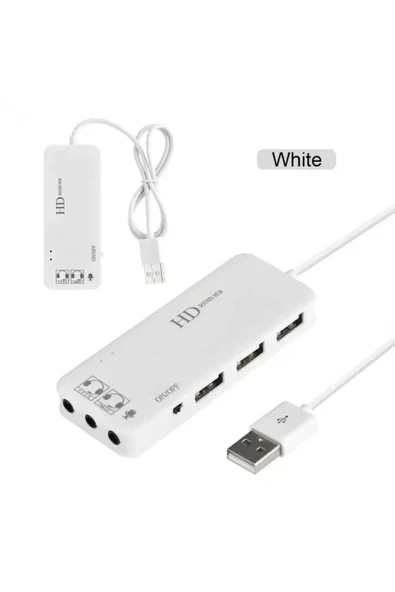 BİLİŞİM BURADA ZR100 USB SES KARTI/USB ÇOKLAYICI