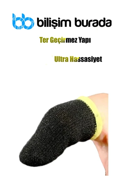 Bilişim Burada Pubg Oyun Eldiveni Ter Geçirmez 1 Çift 2 Adet Parmak Eldiven