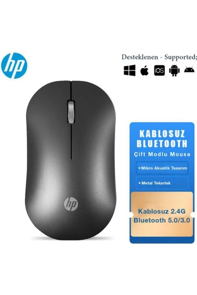 Dm10 2.4 Ghz Wireless Bluetooth Kablosuz Sessiz Mouse - 3
