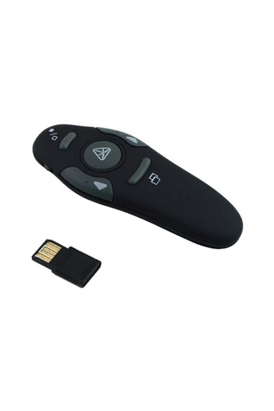 Lazer Sunum Kumandası Kablosuz Sunum Kalemi Powerpoint Slayt Atlatıcı Presenter - 4