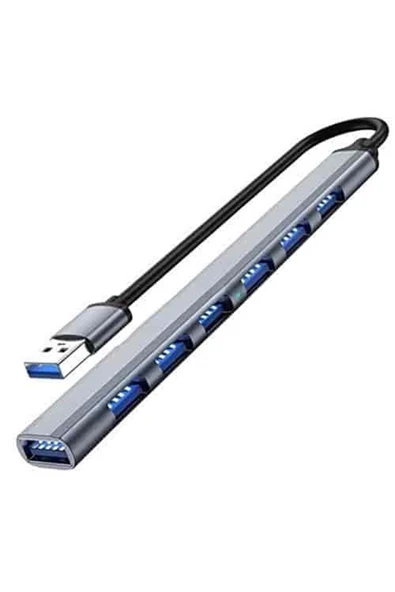 BİLİŞİM BURADA ZR281 ADS 303/A USB 7 PORT METAL USB HUB