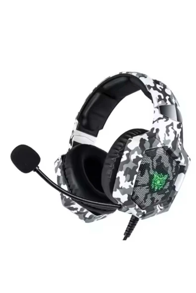 BİLİŞİM BURADA BEYAZ K8 GAMING KAMUFLAJ KULAKLIK