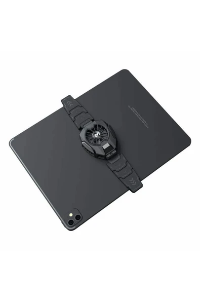 DL05 Tablet Radyatörlü Soğutucu Fan Yarı İletken Kablolu Göstergeli DL05 Memo RGB Tablet Fanı - 2