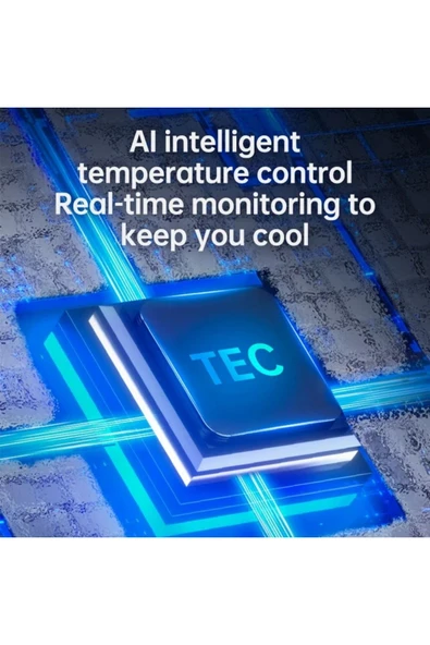 P70 10W Mobil Oyun Soğutucu | 2000 mAh Pilli, Yarıiletken Fanlı, iPhone Android Uyumlu - 2