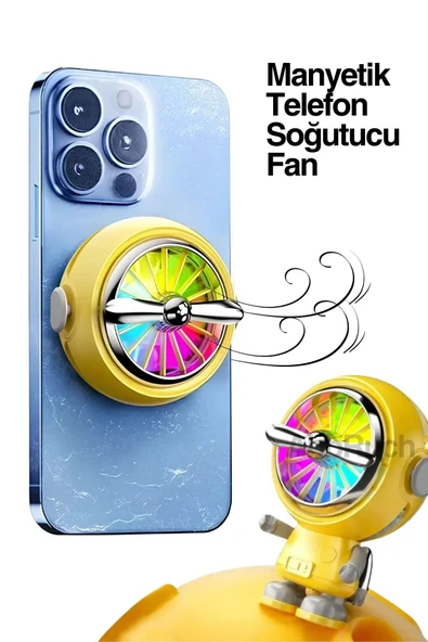 A02 Evrensel Android Ios Uyumlu Soğutucu Manyetik Telefon Soğutma Fanı