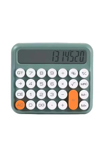 BİLİŞİM BURADA ZR741 JN-800 JUNNO YEŞİL HESAP MAKİNESİ