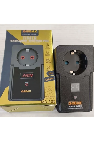 GOBAX MG-105 Termal Akim Korumali Priz