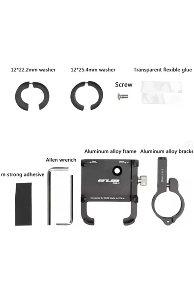 ZR GUB PRO 3 DC MOTOSİKLET TELEFON TUTUCU