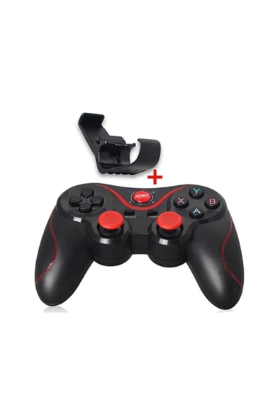 X3 Bluetooth Kablosuz Oyun Kolu Gamepad Telefon Tutucu Stand - 2