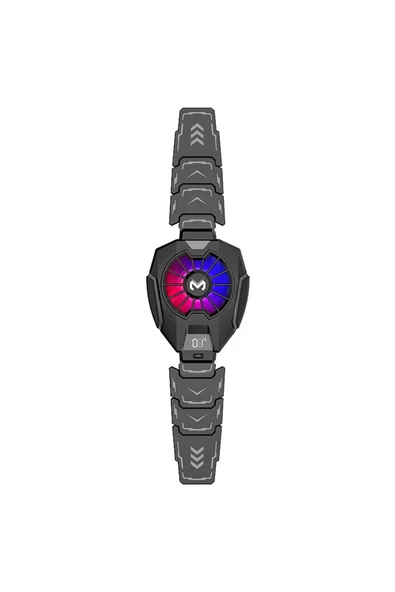 DL05 Tablet Radyatörlü Soğutucu Fan Yarı İletken Kablolu Göstergeli DL05 Memo RGB Tablet Fanı - 3