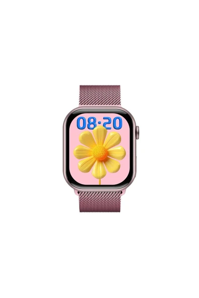 BİLİŞİM BURADA X28 Mini Series 10 Akıllı Saat | 5 Kayışlı, Kablosuz Şarjlı, Şık Tasarım, - 6