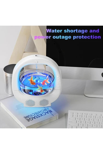 Bilişim Burada Balık Tanklı Bluetooth Hoparlörlü Uyumlu Hava Nemlendirici - 3