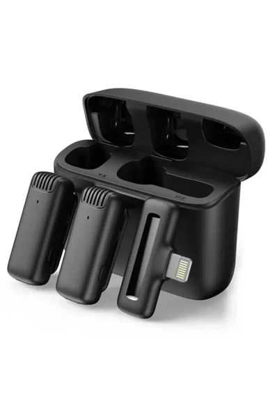 Bilişim Burada SK690 Kablosuz Yaka Mikrofonu Type-C Şarj Giriş 2 Adet - 3