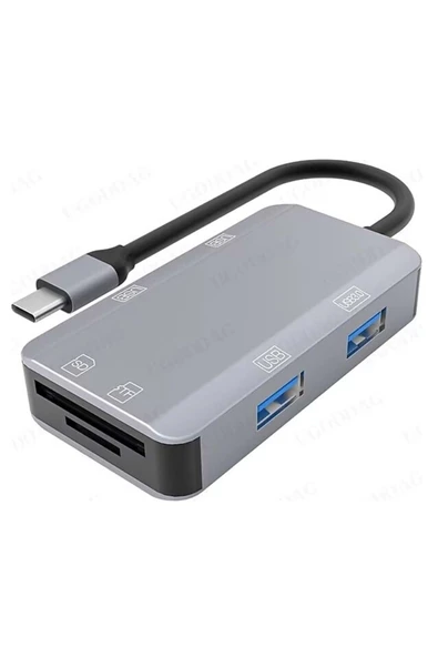 ZR785 6 İN 1 NK-3049H USB-C MULTİ-FUNCTİON ÇEVİRİCİ