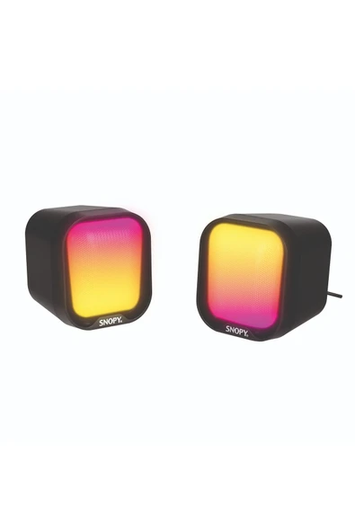 SN-87U RGB Işıklı Mini Led Gaming Speaker RGB Hoparlör - 2