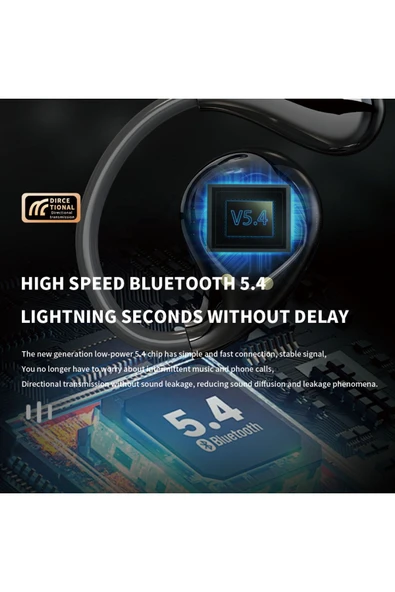 Bilişim Burada YX46 Çanta Tarzı Bluetooth Kulaklık Ows Spor Kulaklık Klip Kulaklık - 2