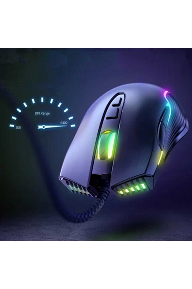 Onikuma Cw905 Rgb Oyuncu Mouse 6400dpi Gaming Oyuncu Mouse - 6