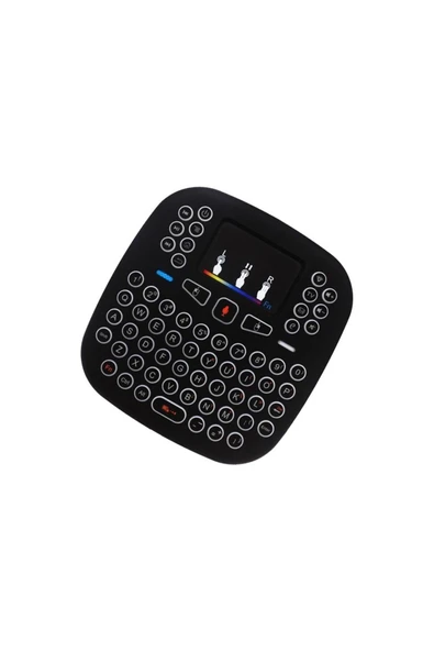 Bilişim Burada 2.4ghz I18 Mini Kablosuz Touch Pad Işıklı Klavye - 2